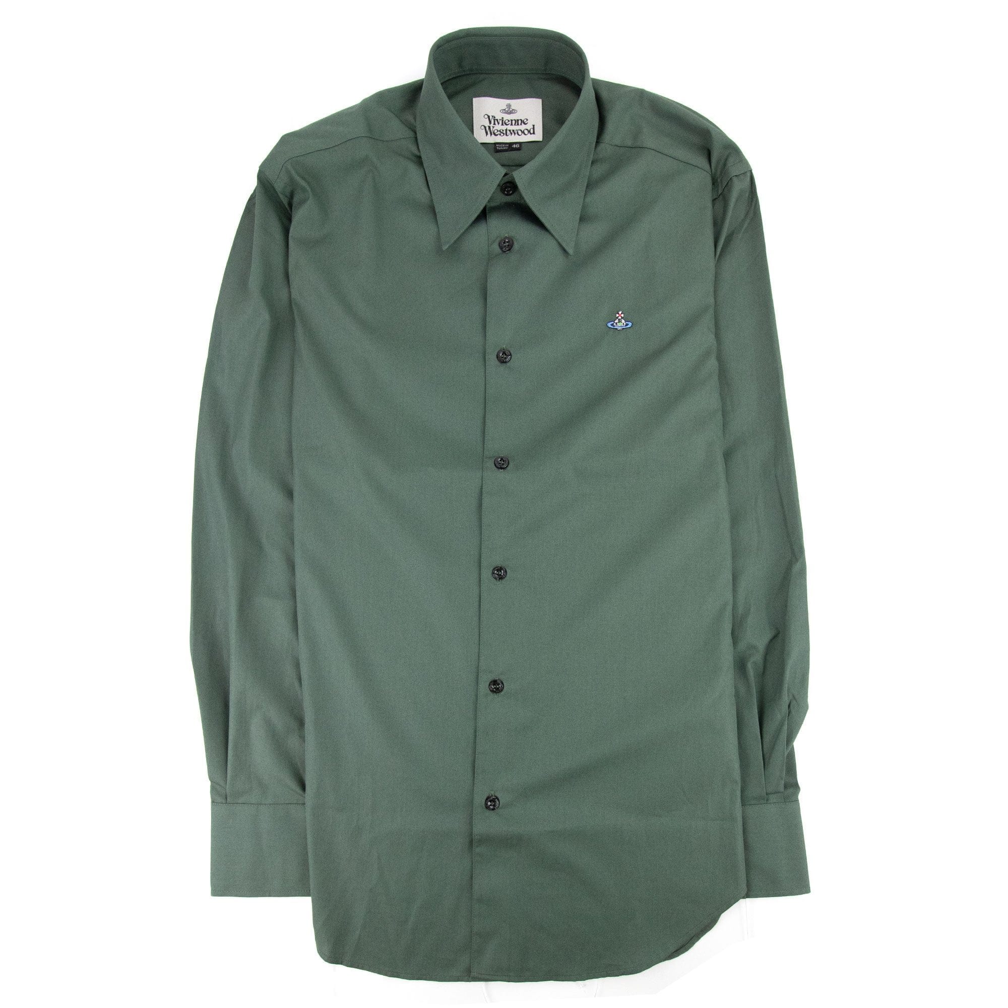 Vivienne Westwood Normal Collar Slim Green