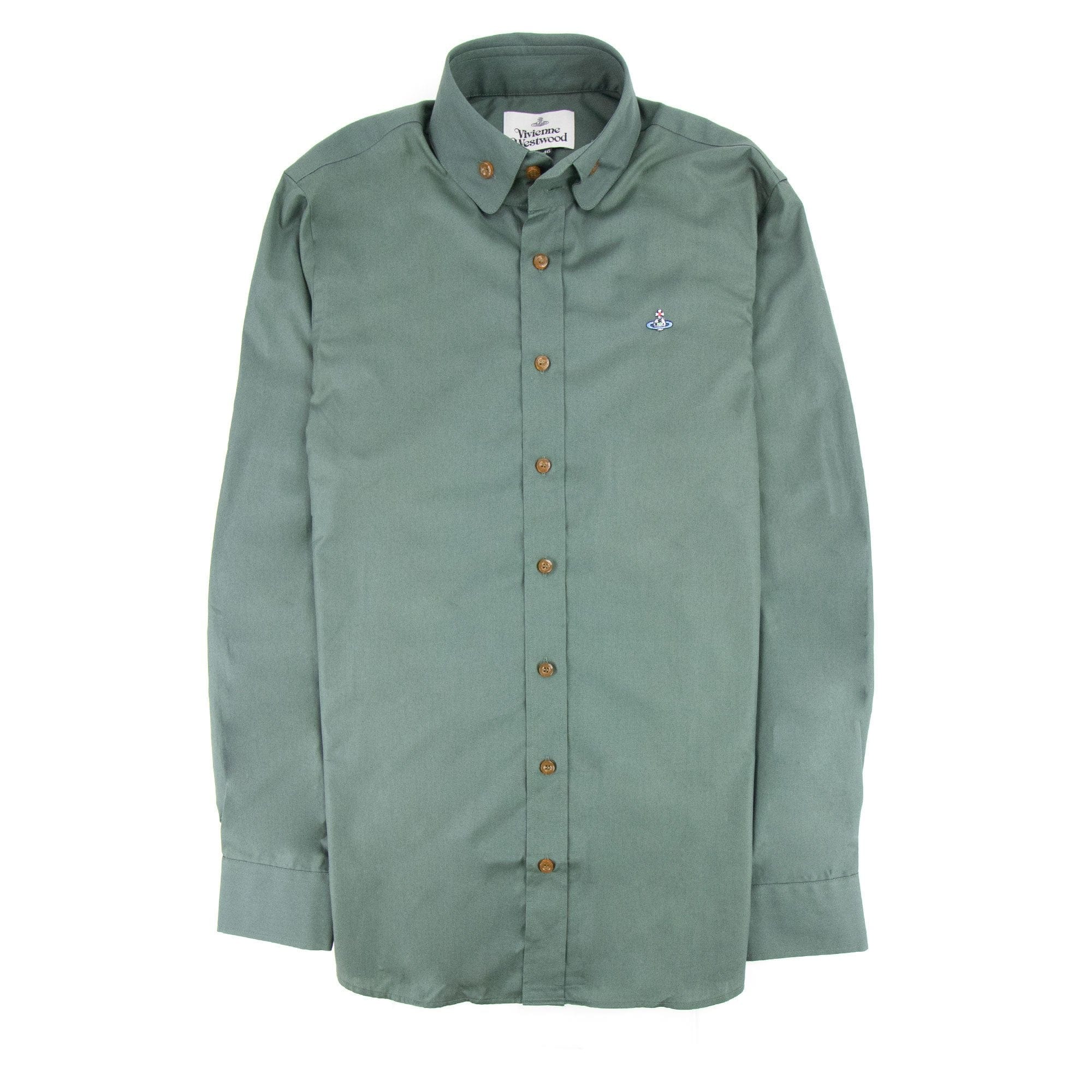 Vivienne Westwood Double Button Shirt Green