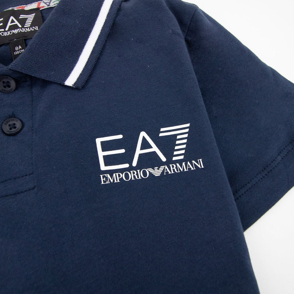 Ea7 Junior Ea7 S/s Polo Navy