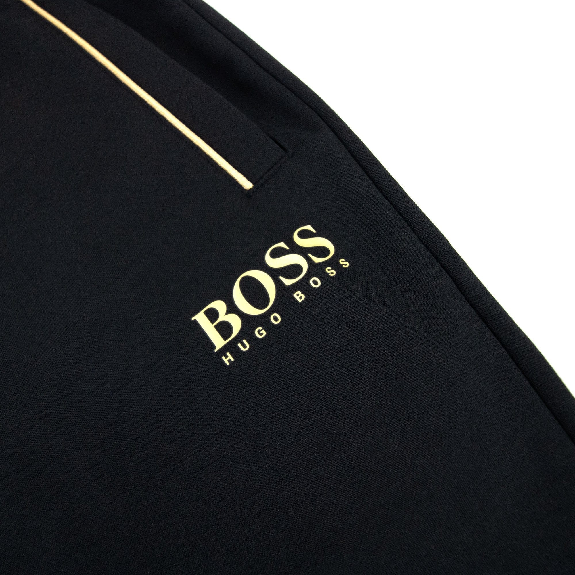 Hugo Boss Metallic Accents Tracksuit Bottoms Black 001