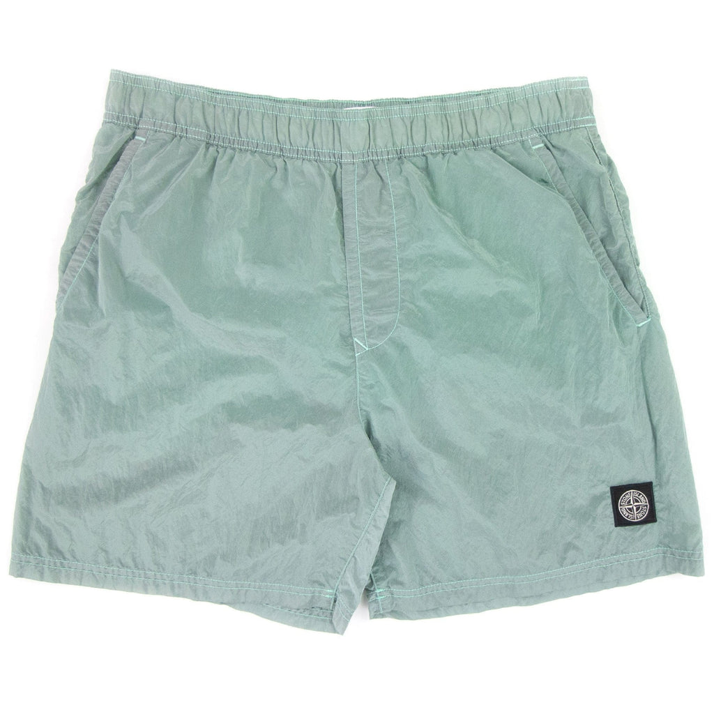 Stone Island B0943 Nylon Metal Swim Shorts Mint Green V0044