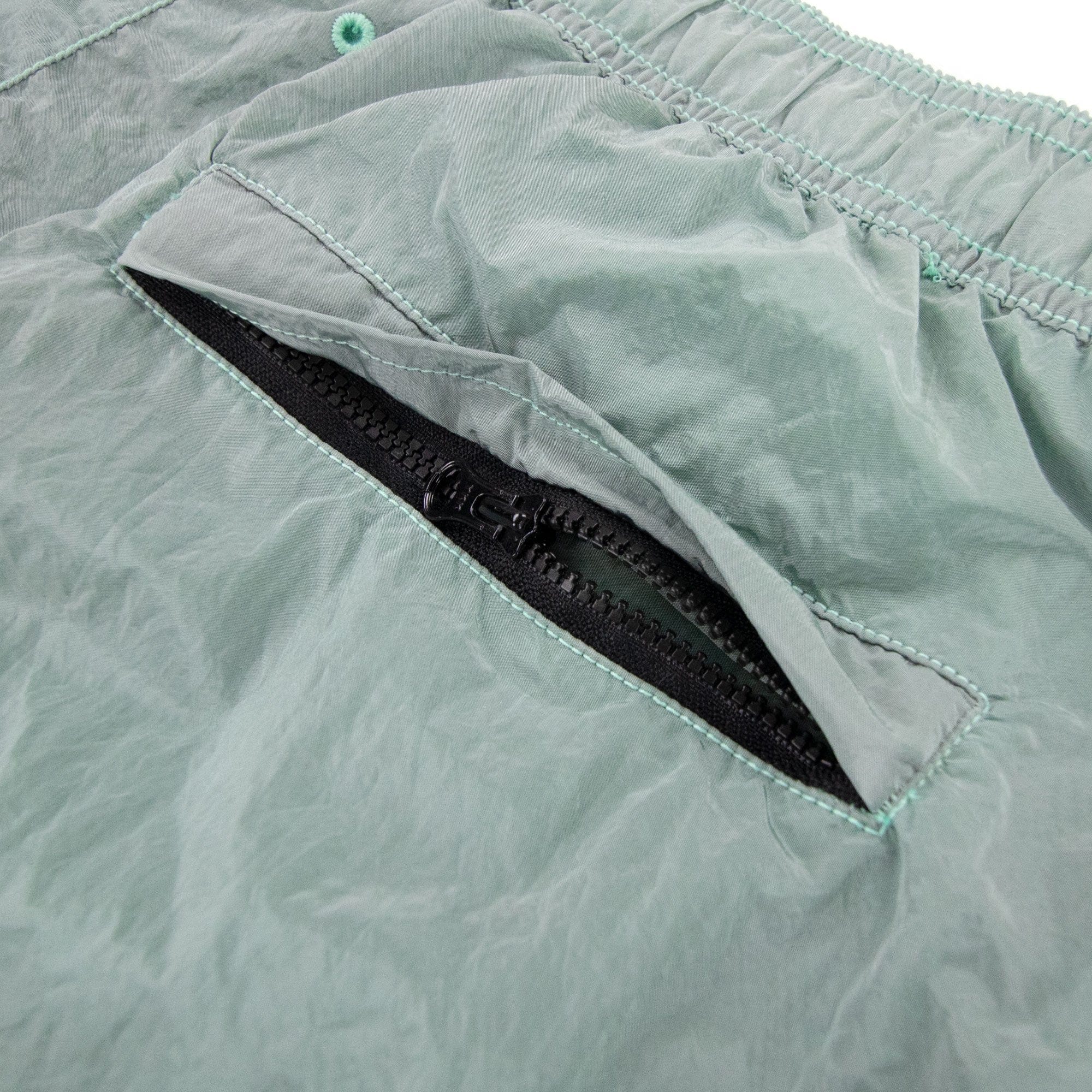 Stone Island B0943 Nylon Metal Swim Shorts Mint Green V0044