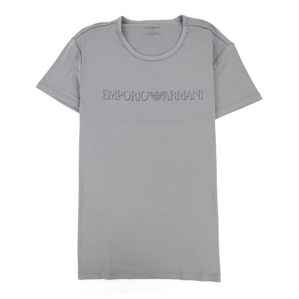 7th Hvn Logo Pima T Shirt Grigio