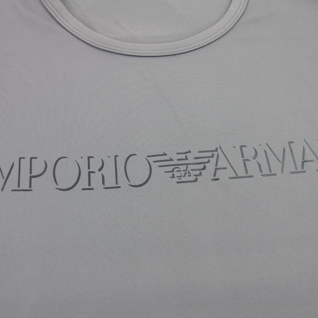 7th Hvn Logo Pima T Shirt Grigio