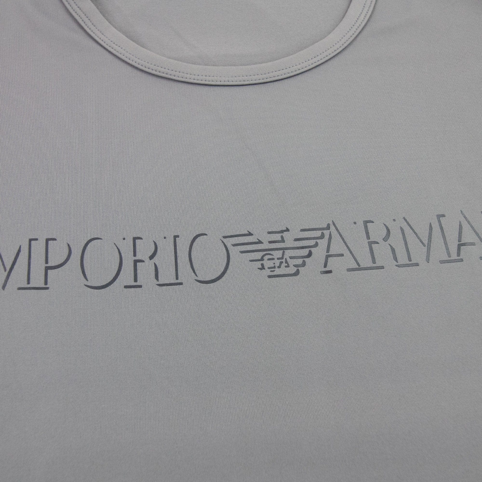 7th Hvn Logo Pima T Shirt Grigio