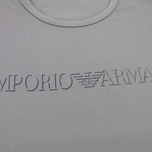 7th Hvn Logo Pima T Shirt Grigio