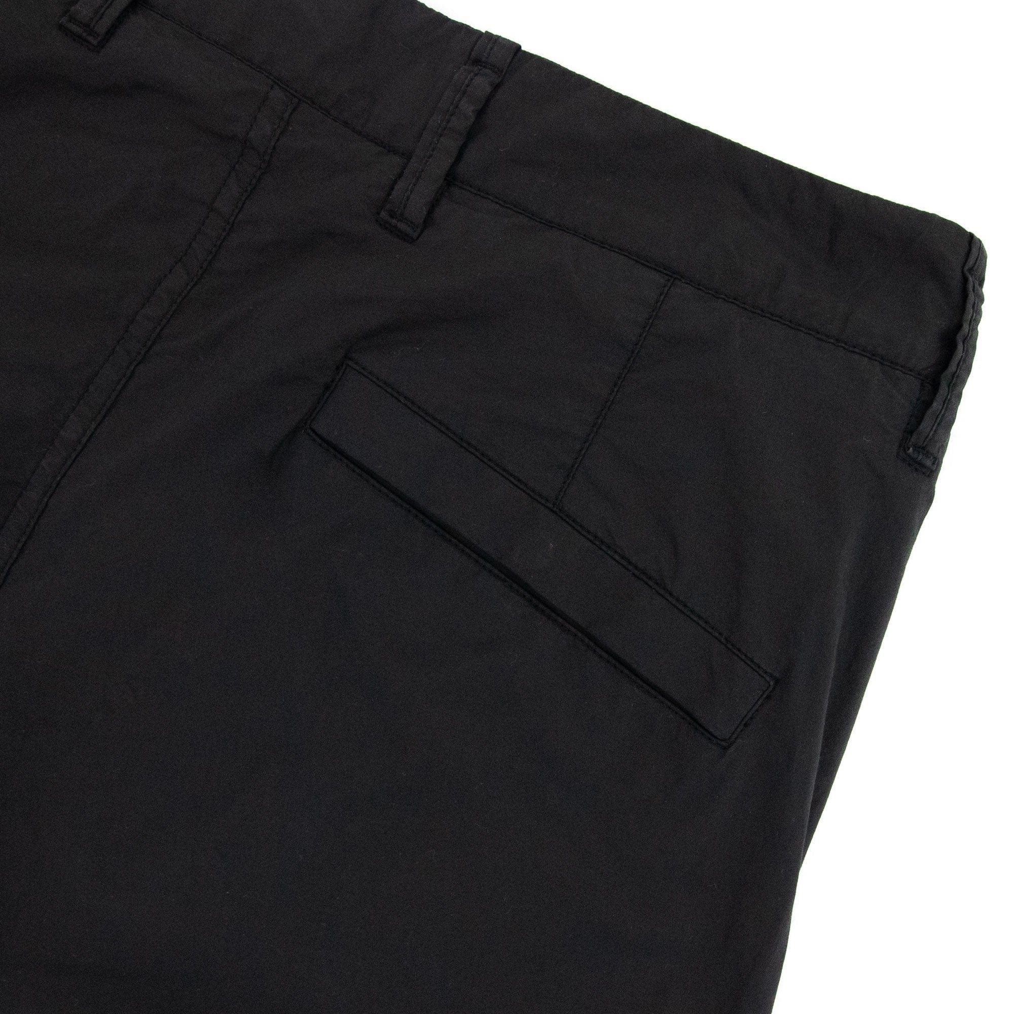 Stone Island Stretch Cotton Tela Cargo Shorts Black V0029