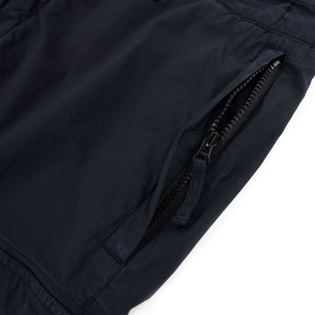 Stone Island Stretch Cotton Tela Cargo Shorts Navy V0020