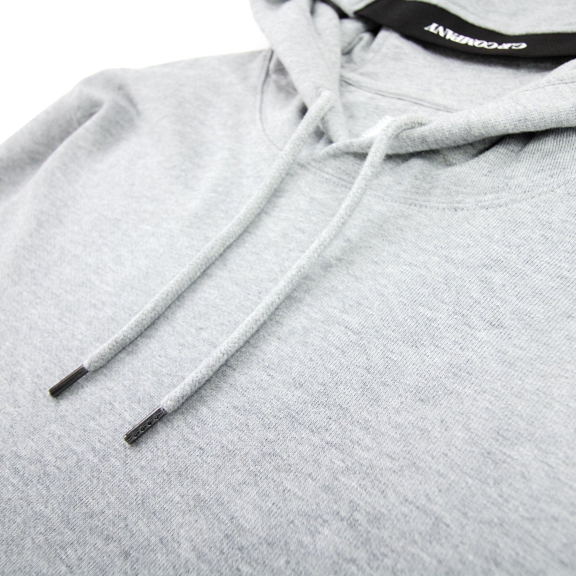 CP Company Diagonal Raised Fleece Garment Dyed Lens Hoodie Grey M93