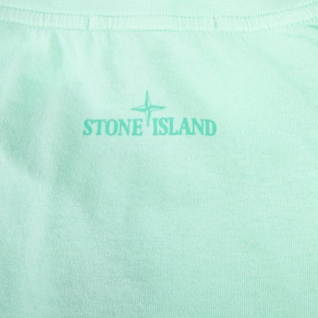 Stone Island Block One T Shirt Mint Green V0044