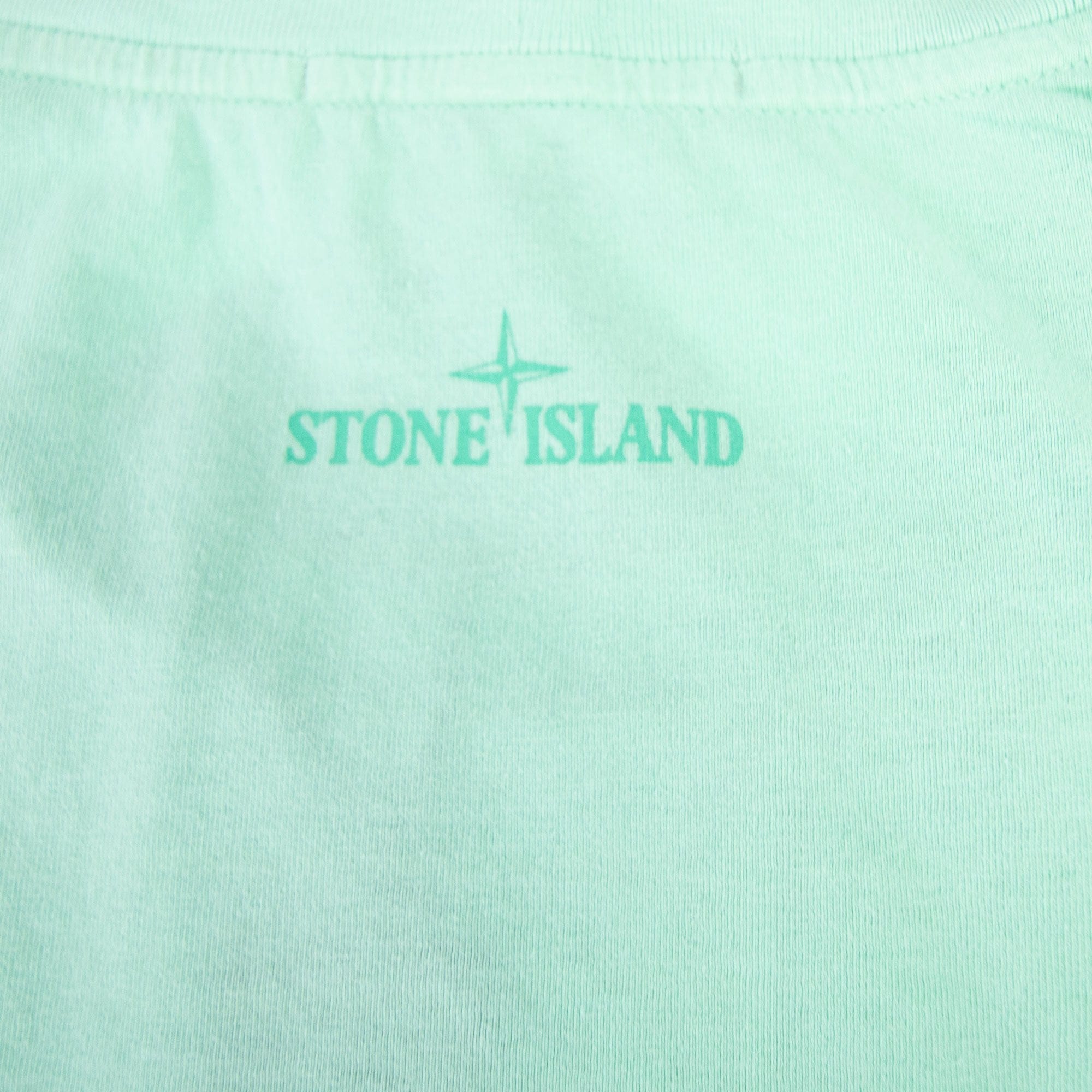Stone Island Block One T Shirt Mint Green V0044
