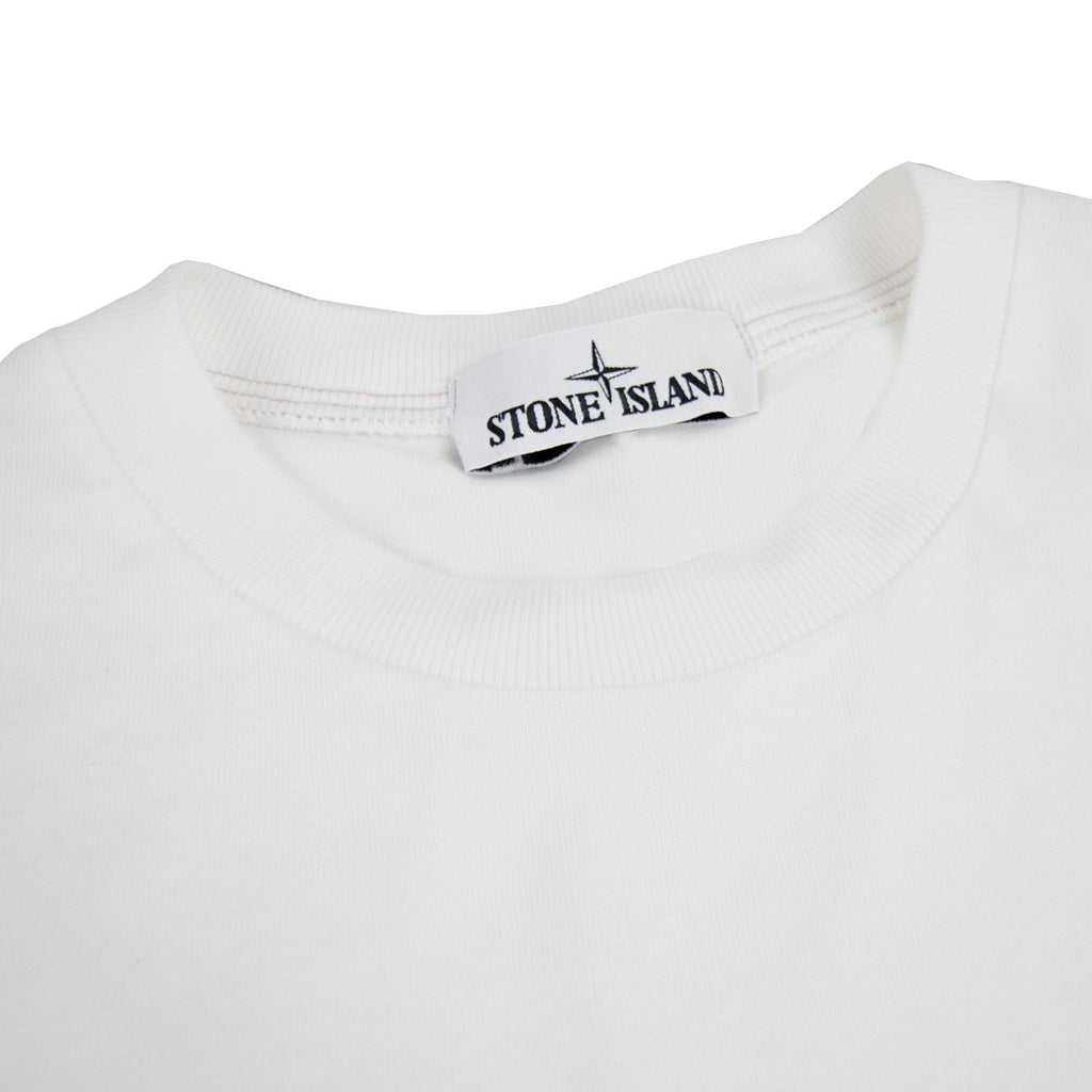 Stone Island Marina Logo T Shirt White V0001