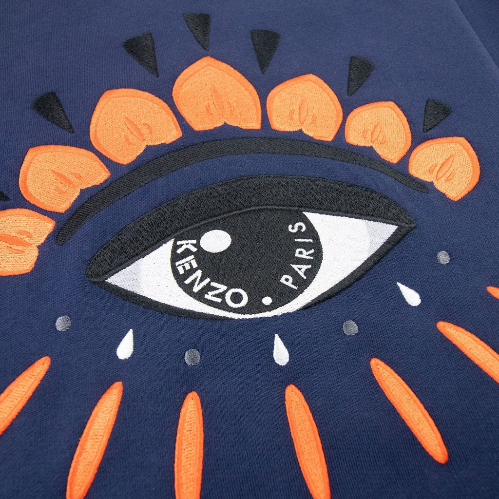 Kenzo Eye Sweatshirt Navy/orange