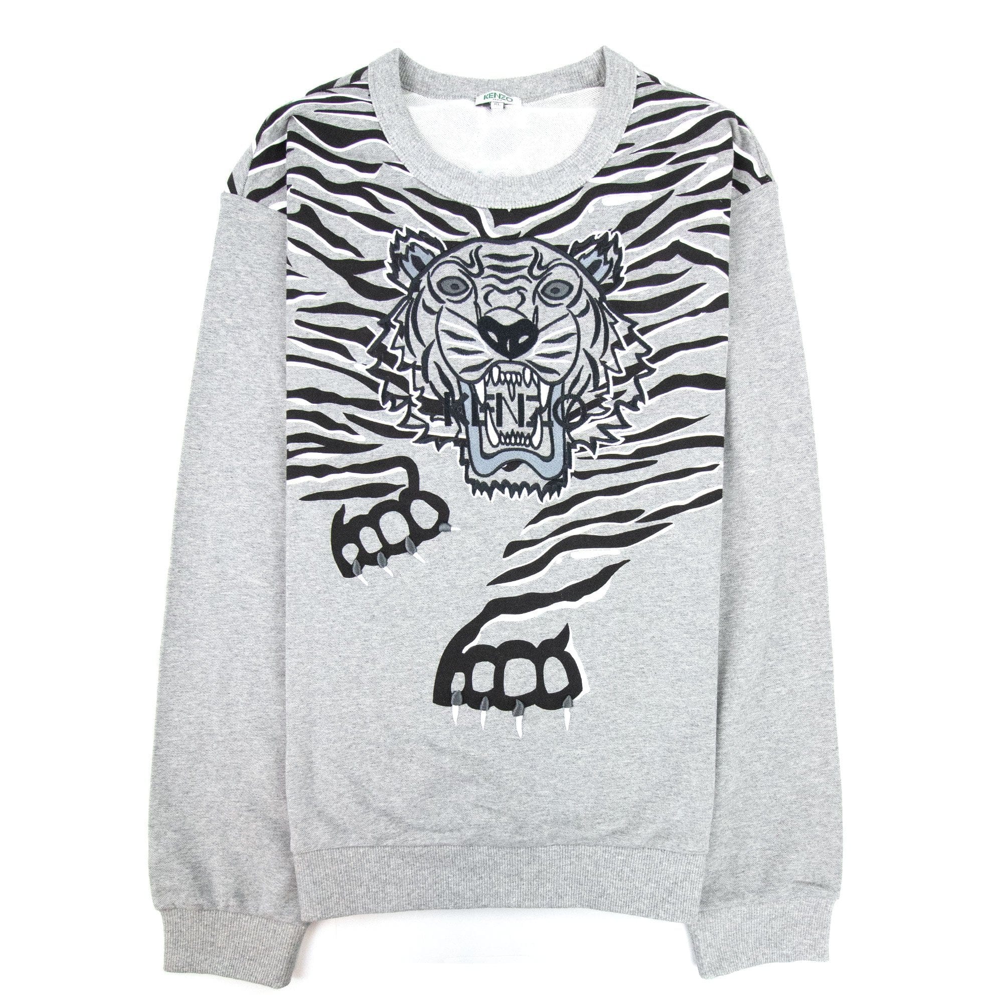 Kenzo Tiger Tail Sweat Grey