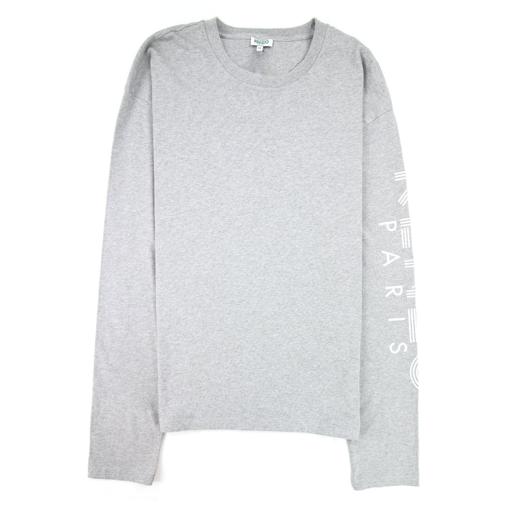 Kenzo Sport Long Sleeve T Shirt Grey