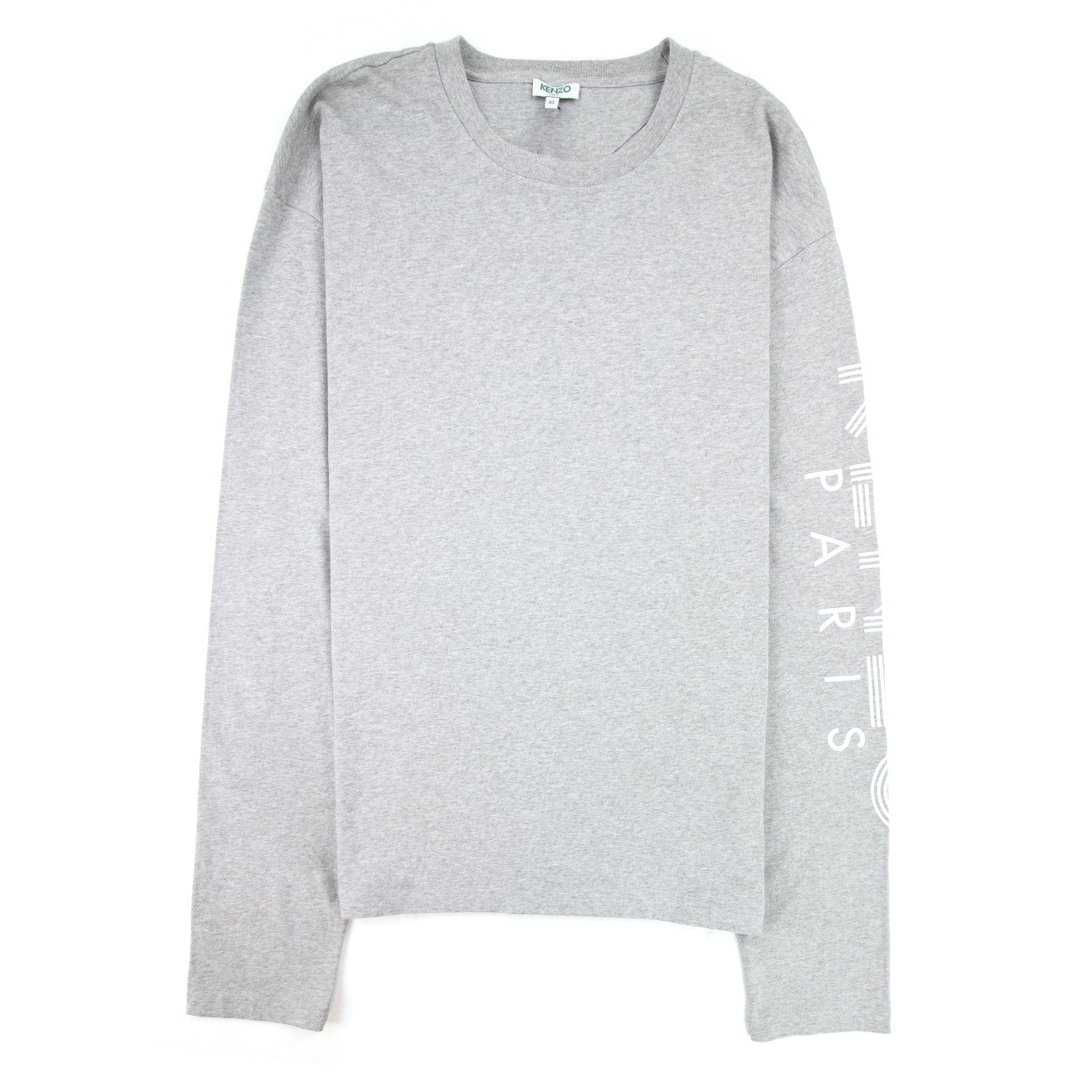 Kenzo Sport Long Sleeve T Shirt Grey