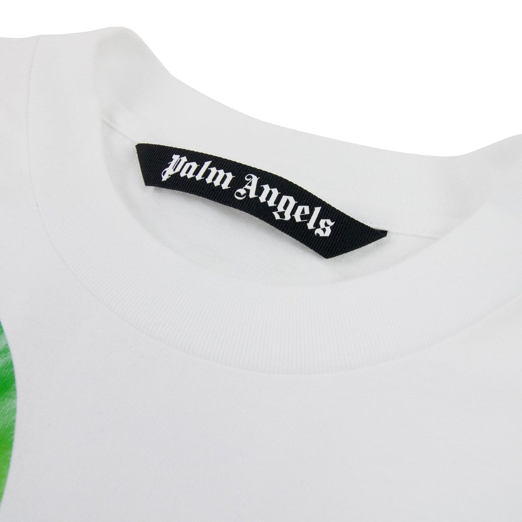 Palm Angels Miami Logo Loose Tee White