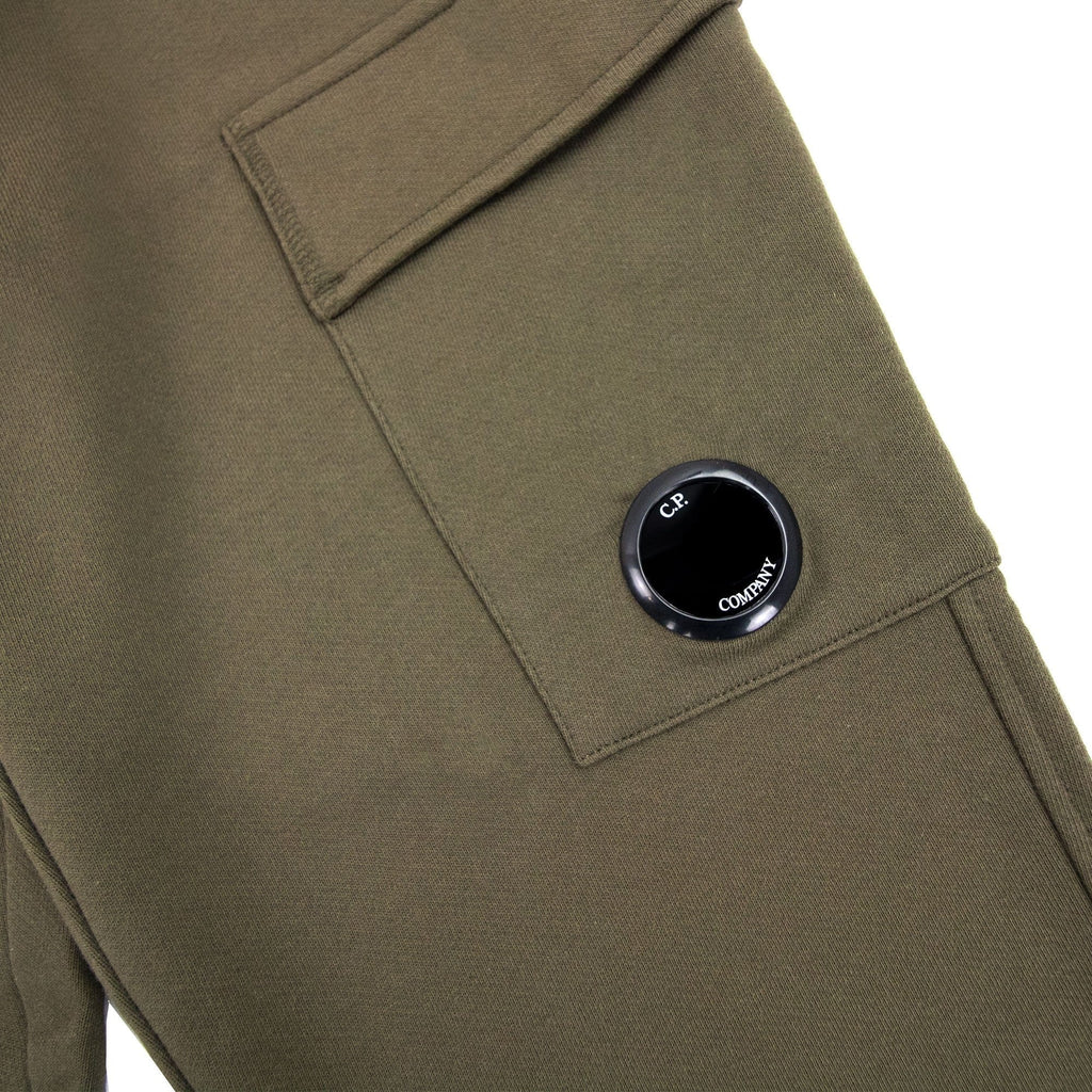 CP Company Diagonal Raised Fleece Lens Sweat Pant Gray 665
