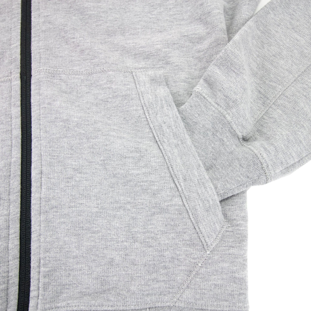 CP Company Diagonal Raised Fleece Full Zip Goggle Hoody Grey M93