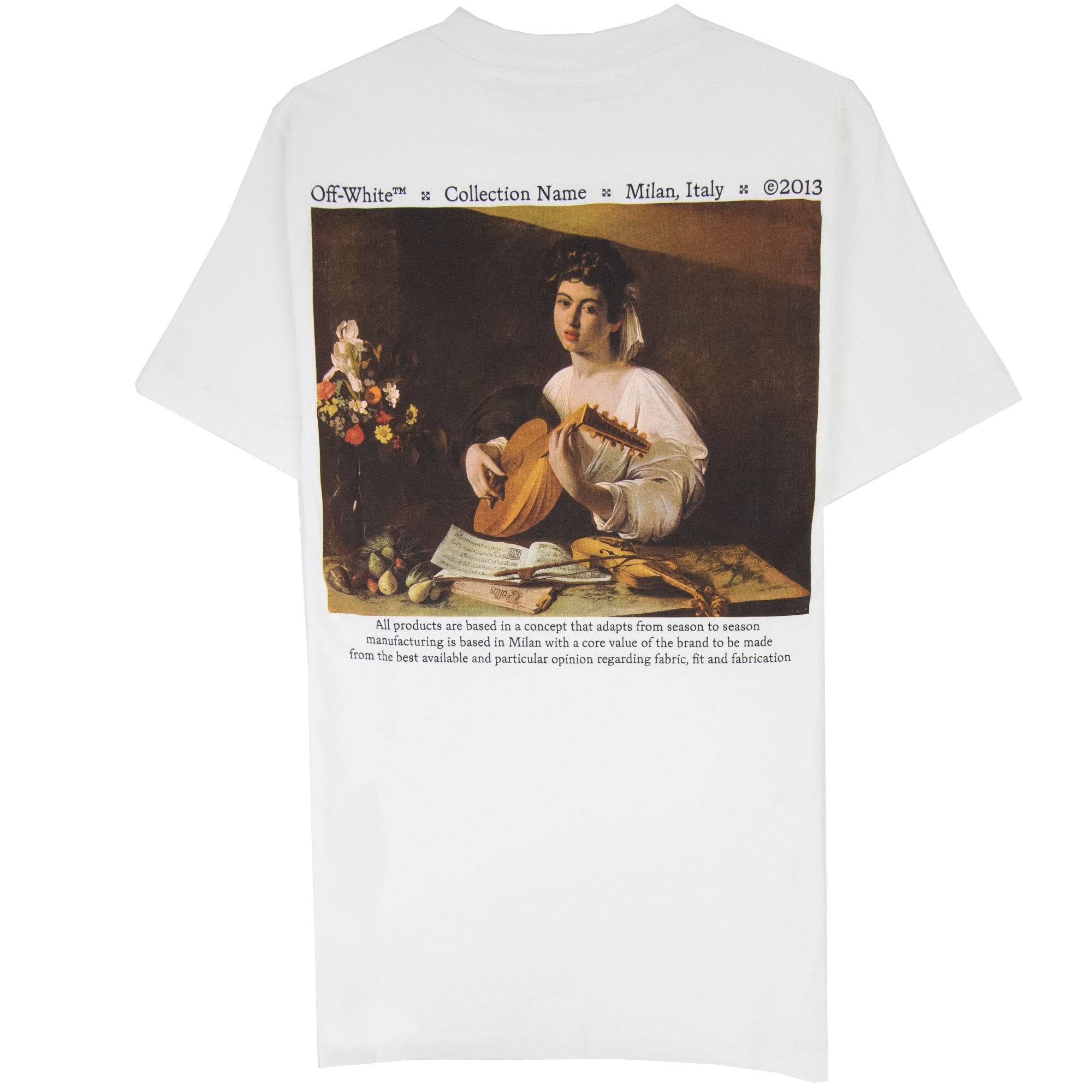 Off White Caravaggio Lute S/s T Shirt Multi