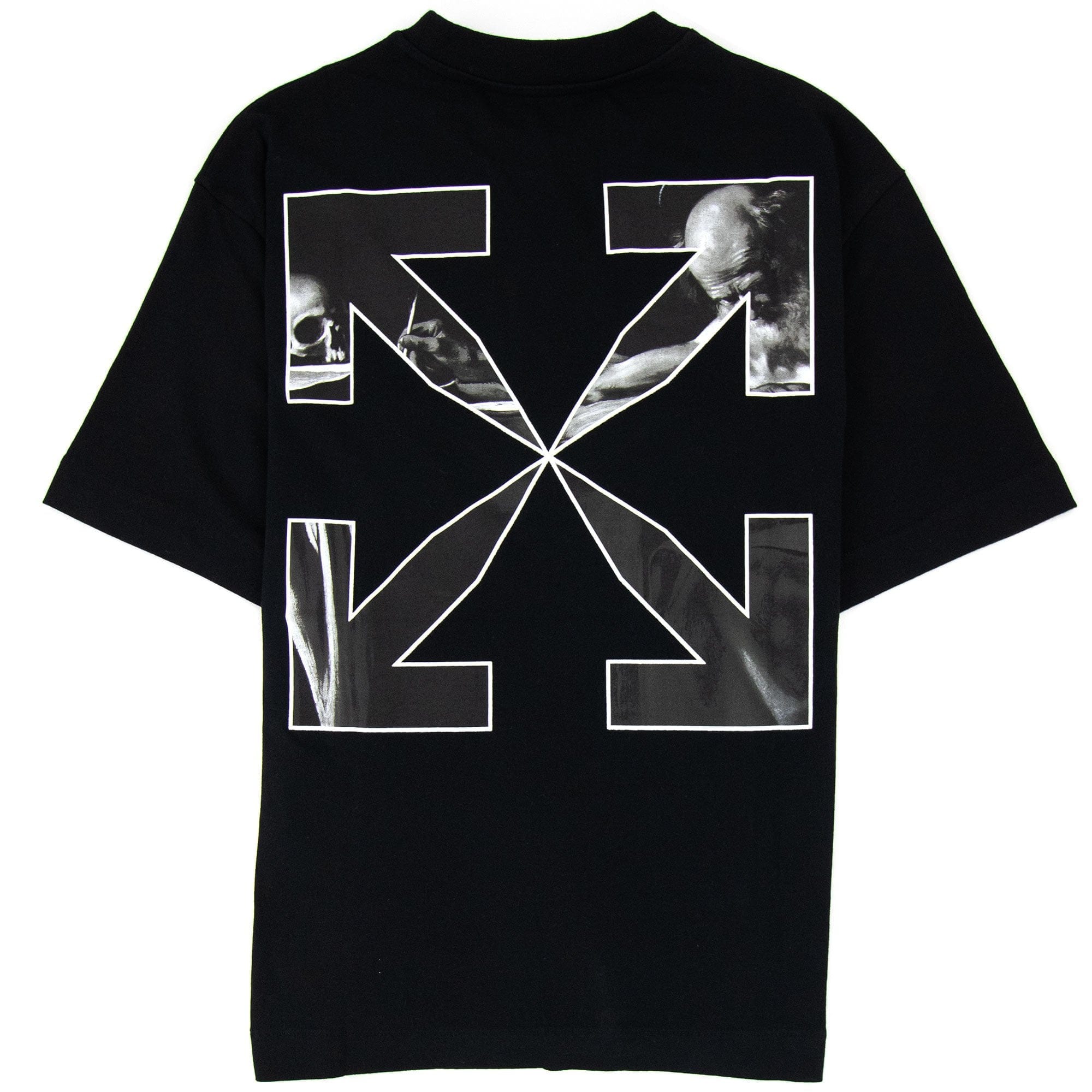 Off White Carav Arrow S/s Slim T Shirt Black/white