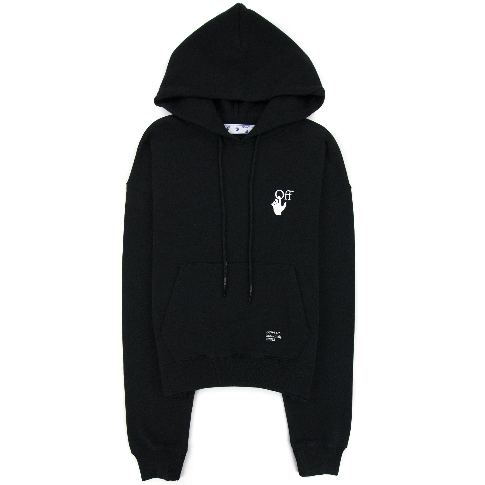 Off White Carav Arrow Hooded Sweatshirt Black/white