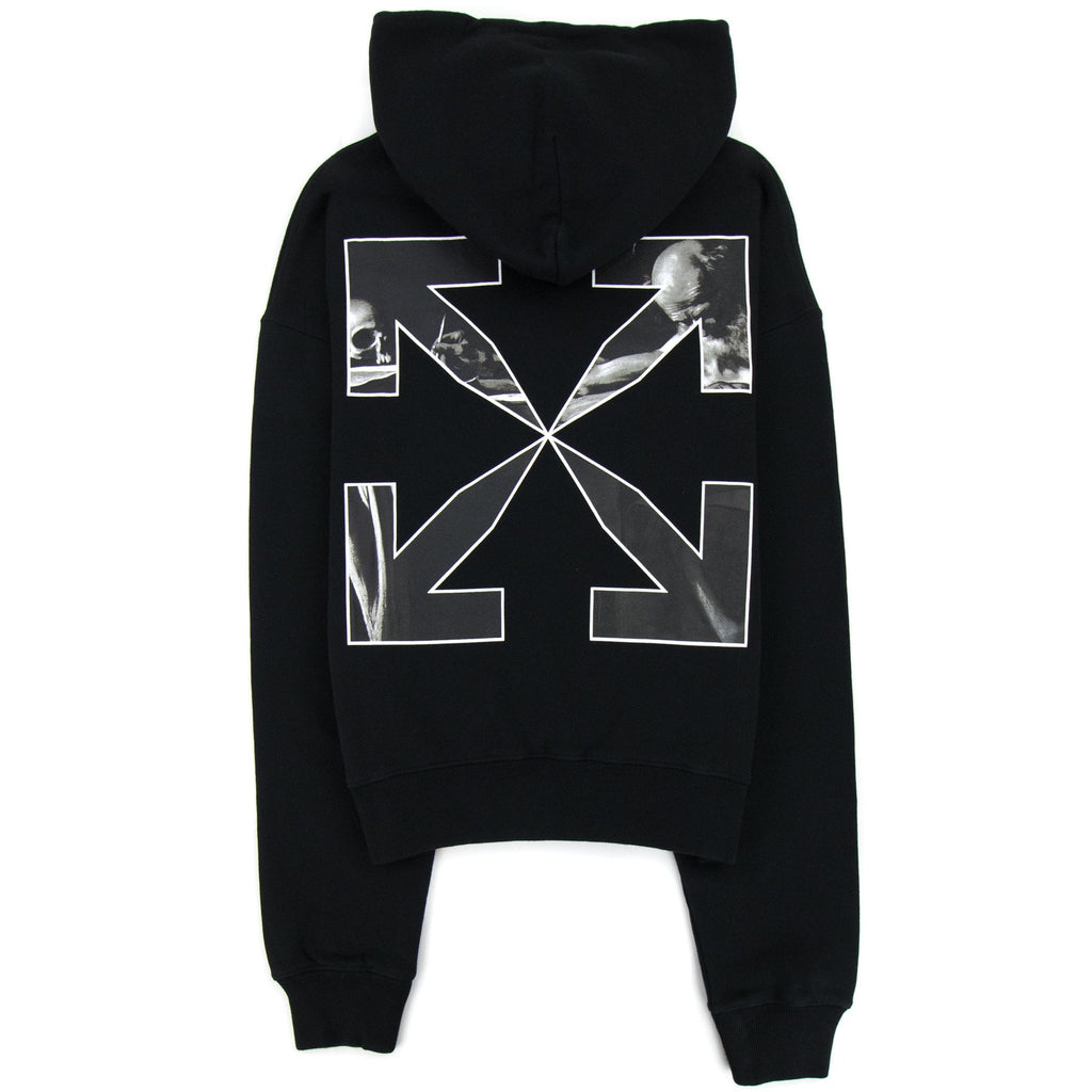 Off White Carav Arrow Hooded Sweatshirt Black/white