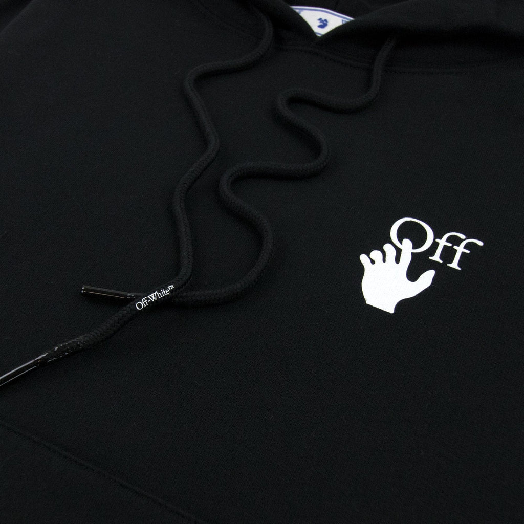 Off White Carav Arrow Hooded Sweatshirt Black/white