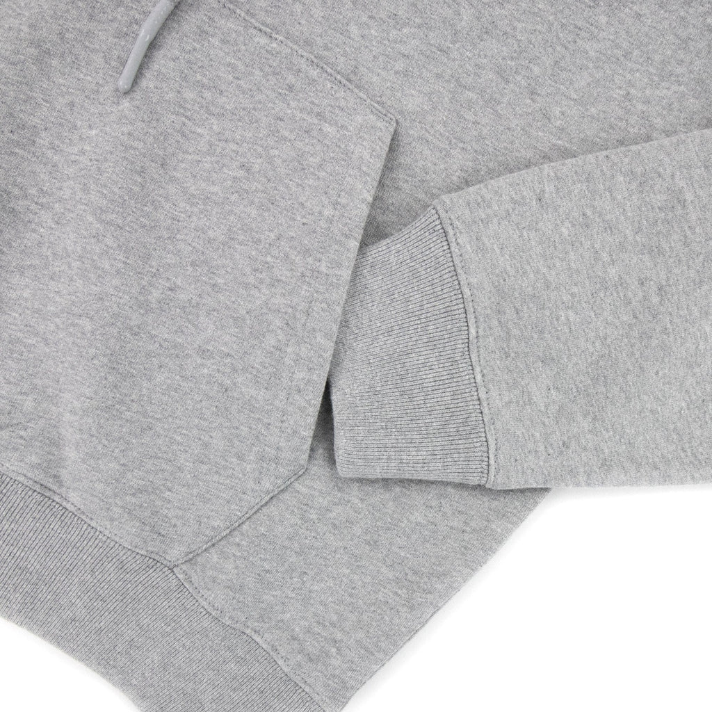 Off White Degrade Arrow Over Hoodied Sweatshirt Melange Grey