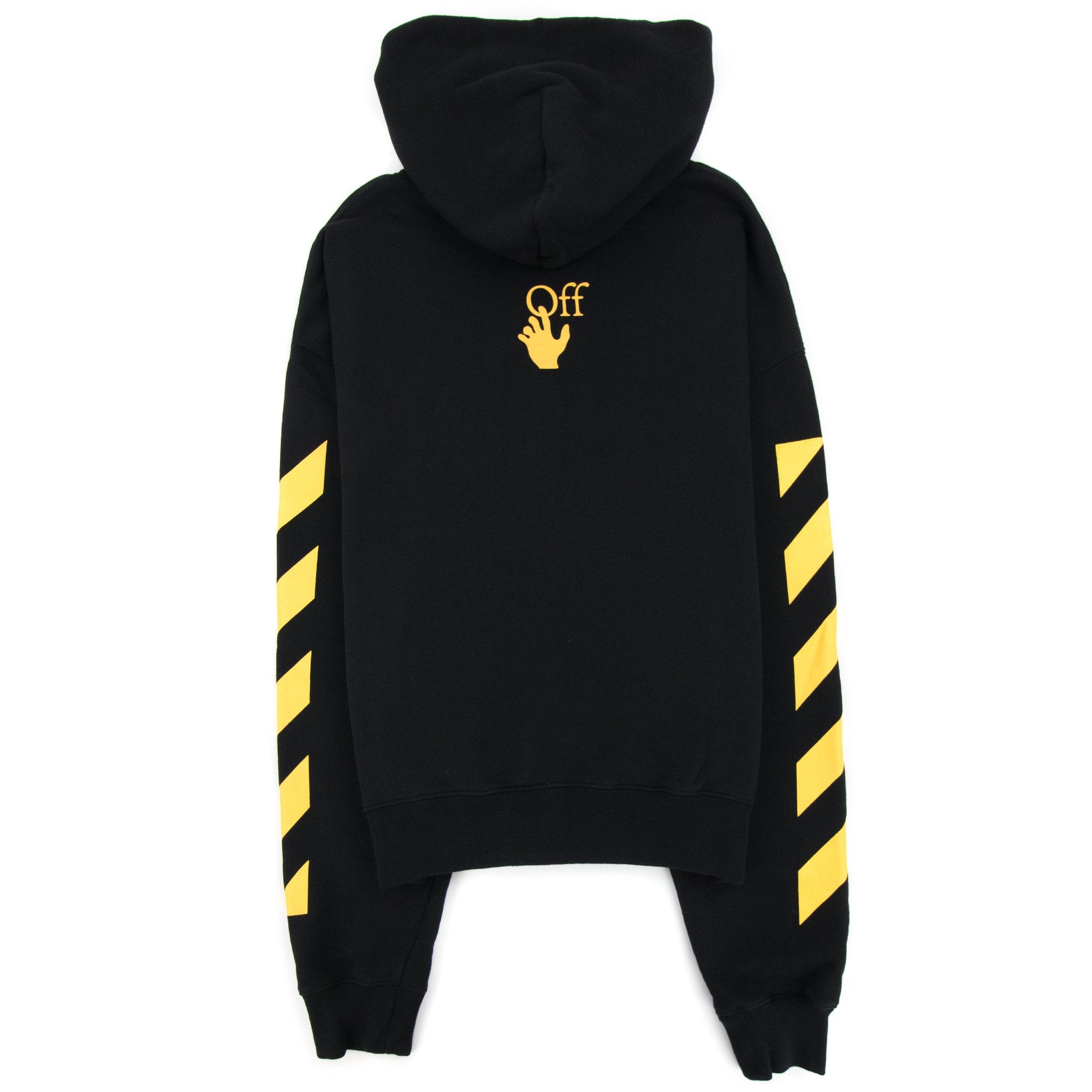Off White Carav Painting Over Hooded Sweatshirt Multi