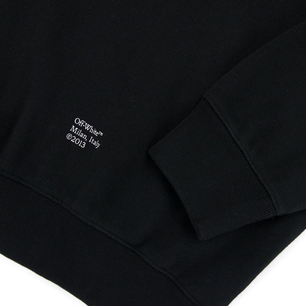 Off White Carav Arrow Skate Crewneck Sweatshirt Black/white