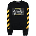 Off White Carav Painting Slim Crewneck Sweatshirt Multi
