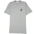Off White Degrade Arrow S/s Over T Shirt Melange Grey