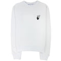 Off White Degrade Arrow Slim Crewneck Sweatshirt White/black