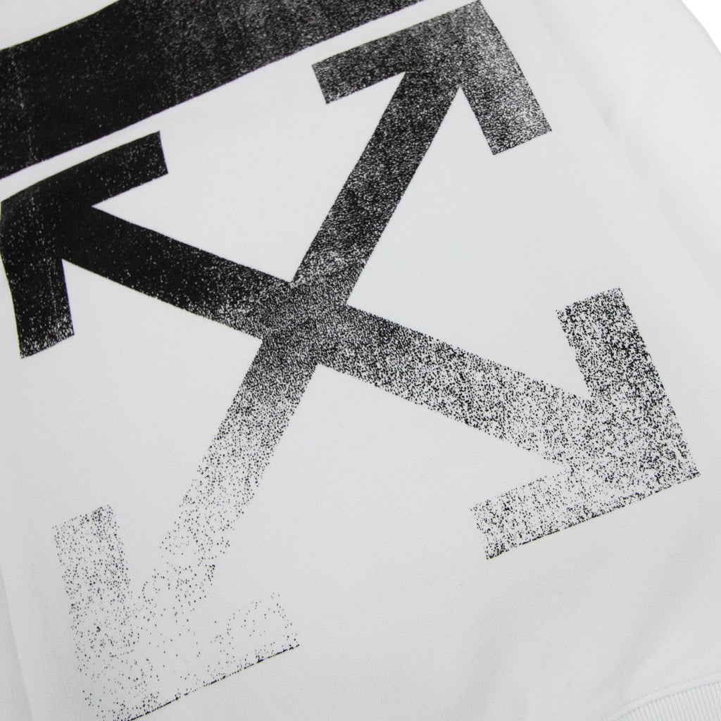 Off White Degrade Arrow Slim Crewneck Sweatshirt White/black