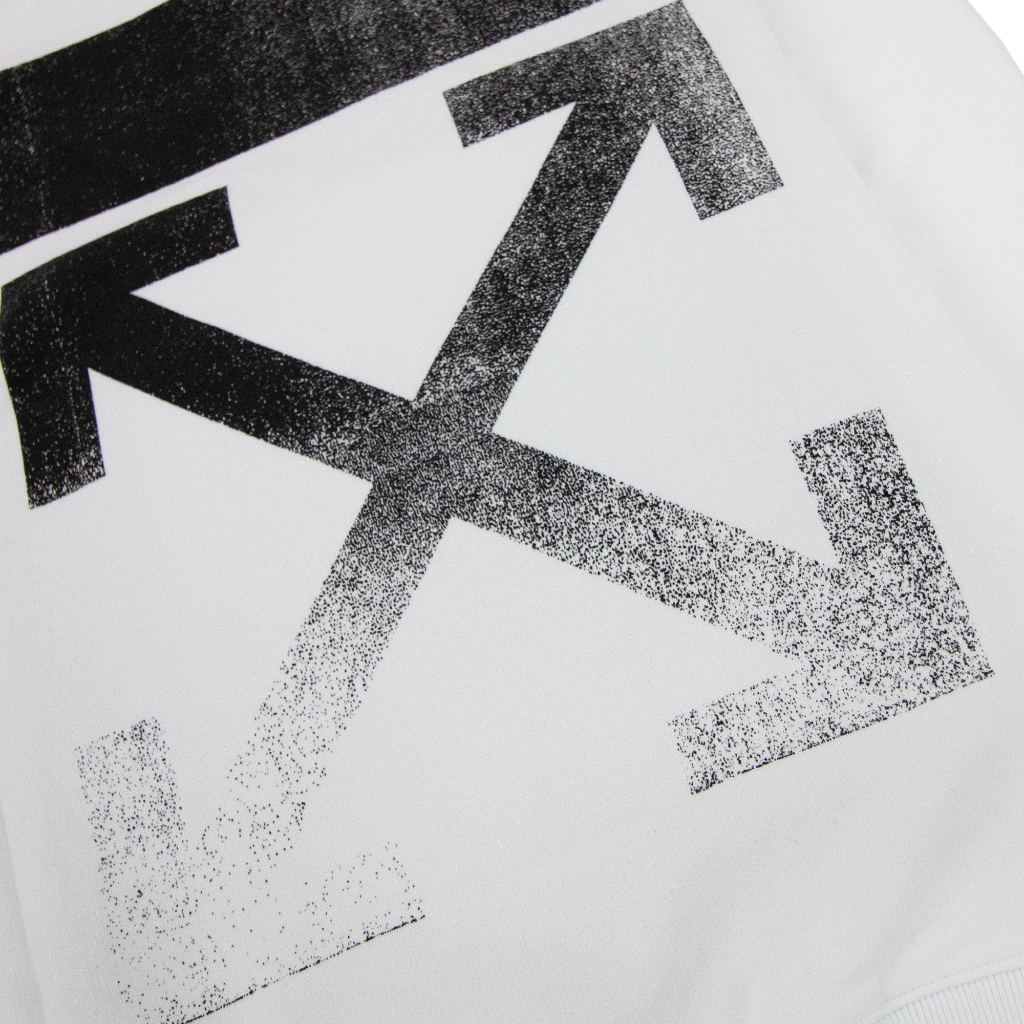 Off White Degrade Arrow Slim Crewneck Sweatshirt White/black