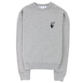 Off White Degrade Arrow Slim Crewneck Sweatshirt Melange Grey