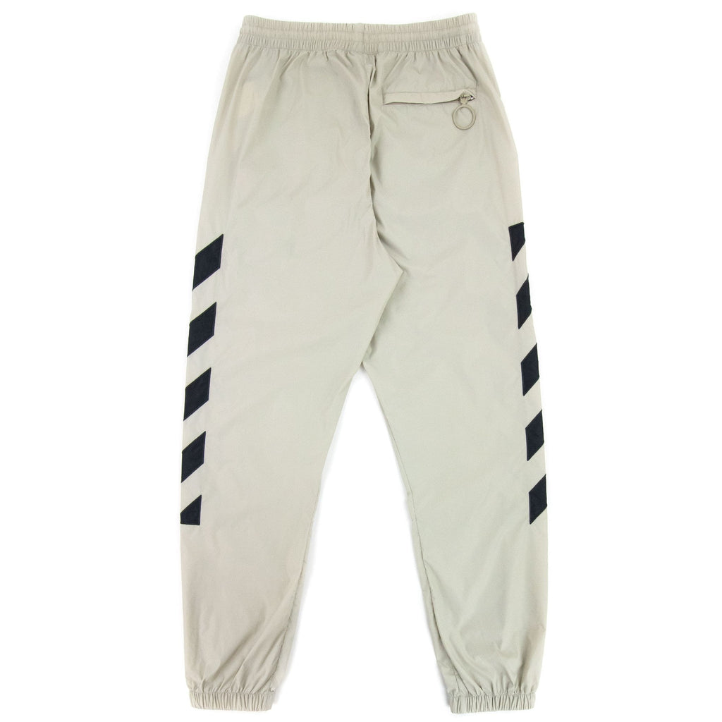 Off White Diag Nylon Track Pants Stone/black