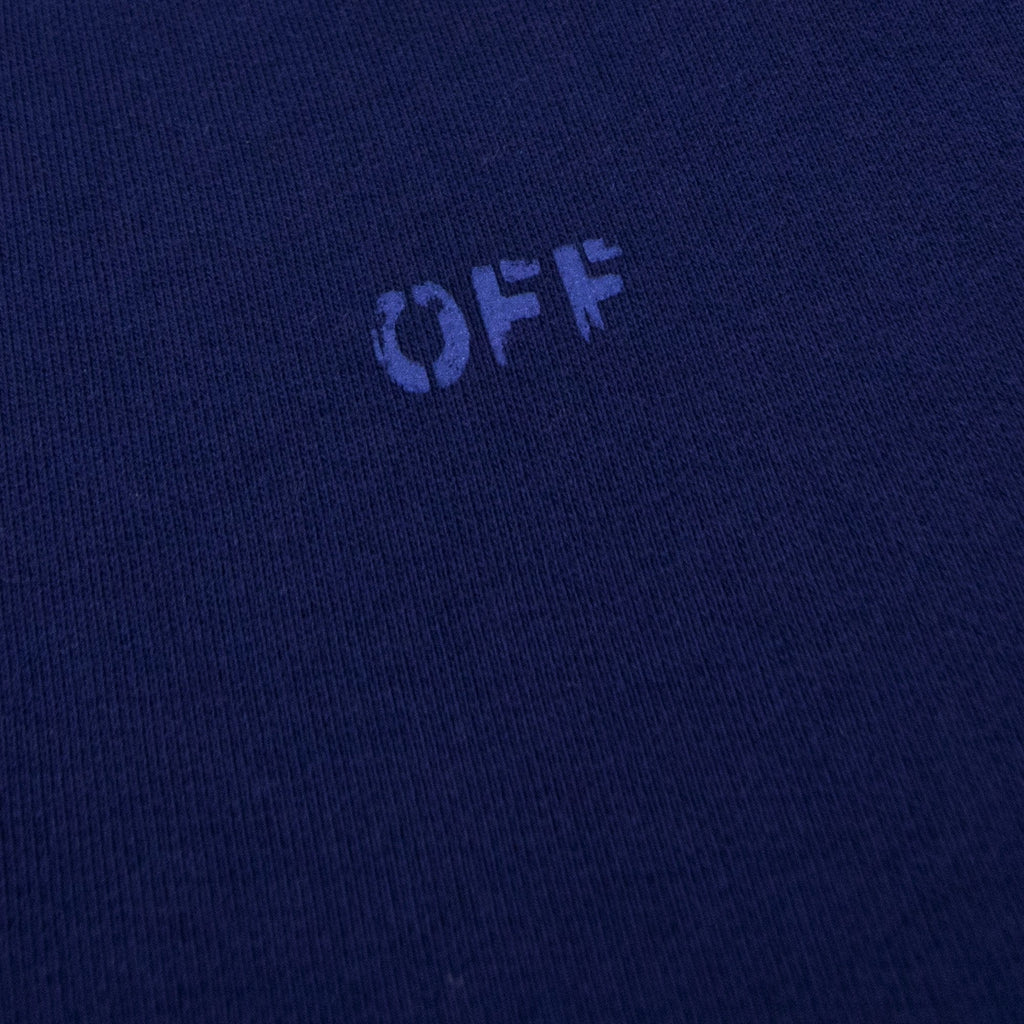 Off White Rubber Arrow Skate Crewneck Sweatshirt Blue