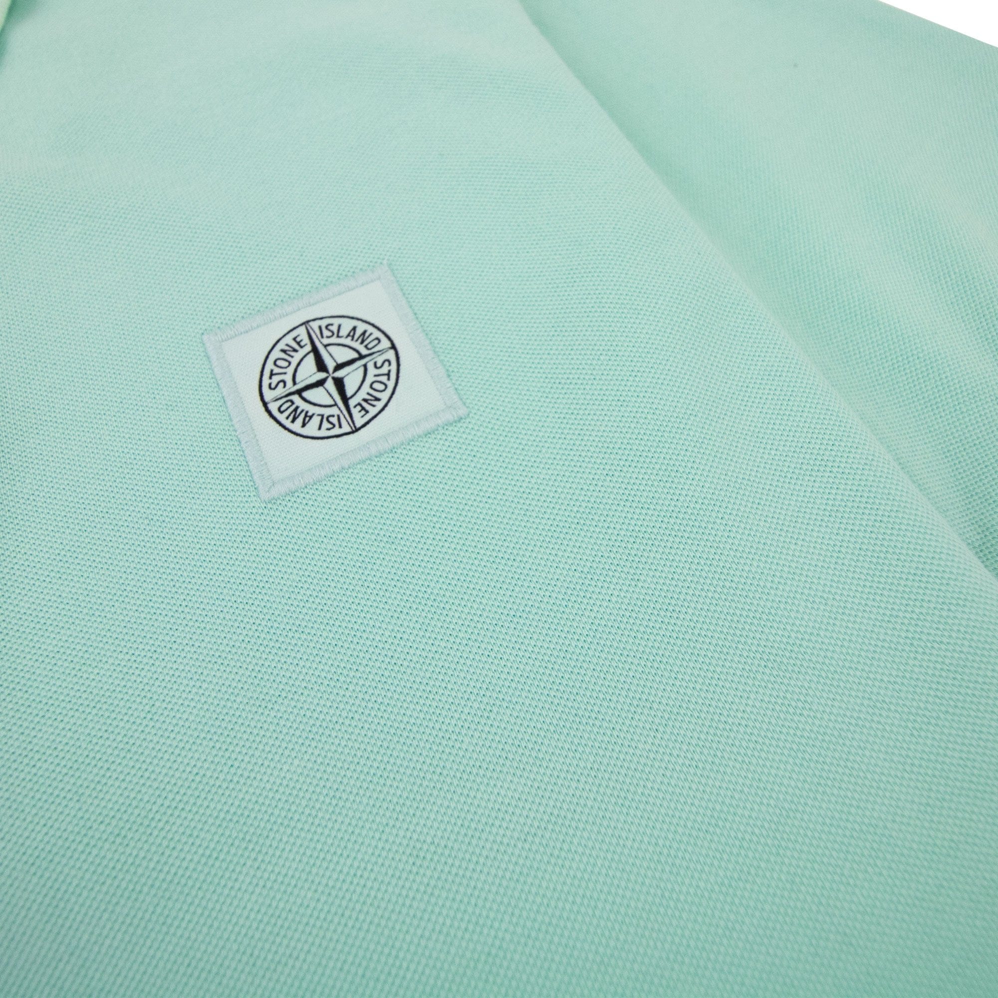 Stone Island Slim Fit Patch Polo Mint Green V0044