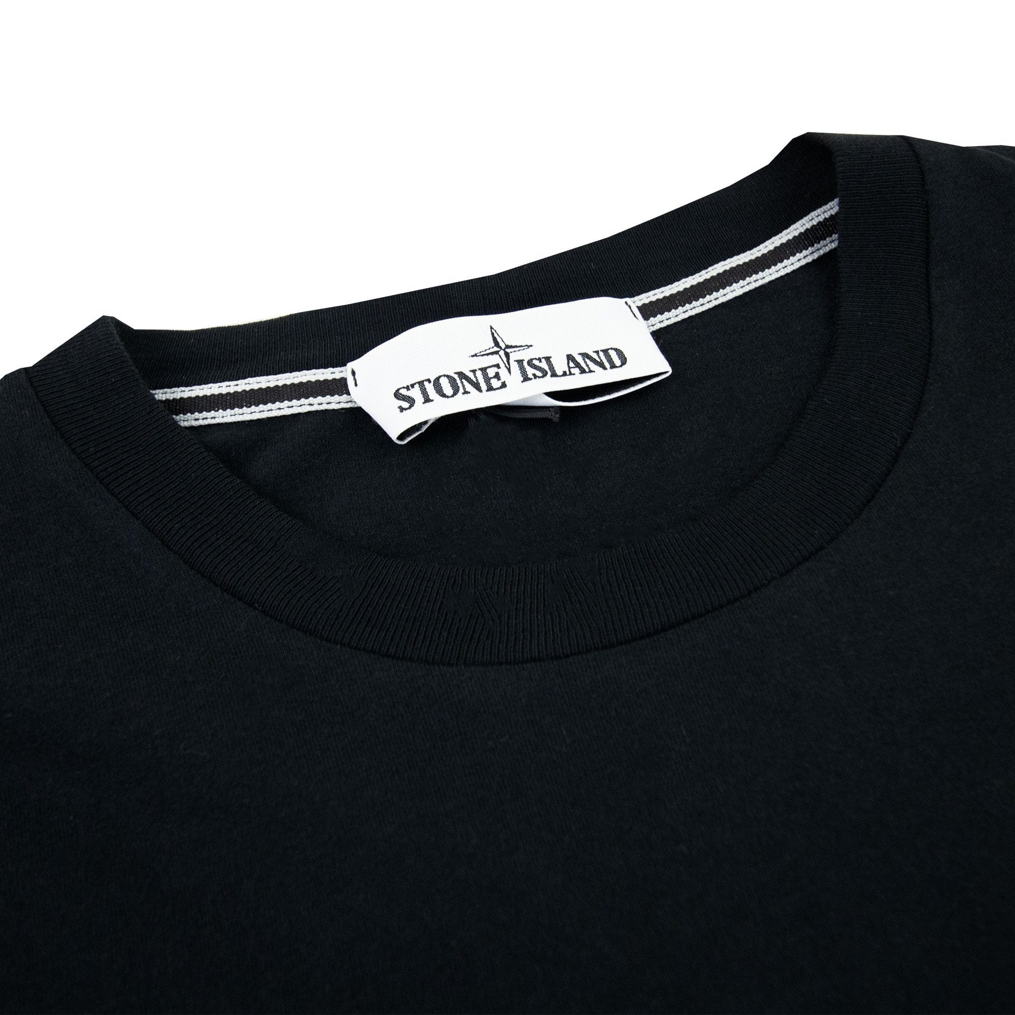 Stone Island Pocket Logo T Shirt Black V0029