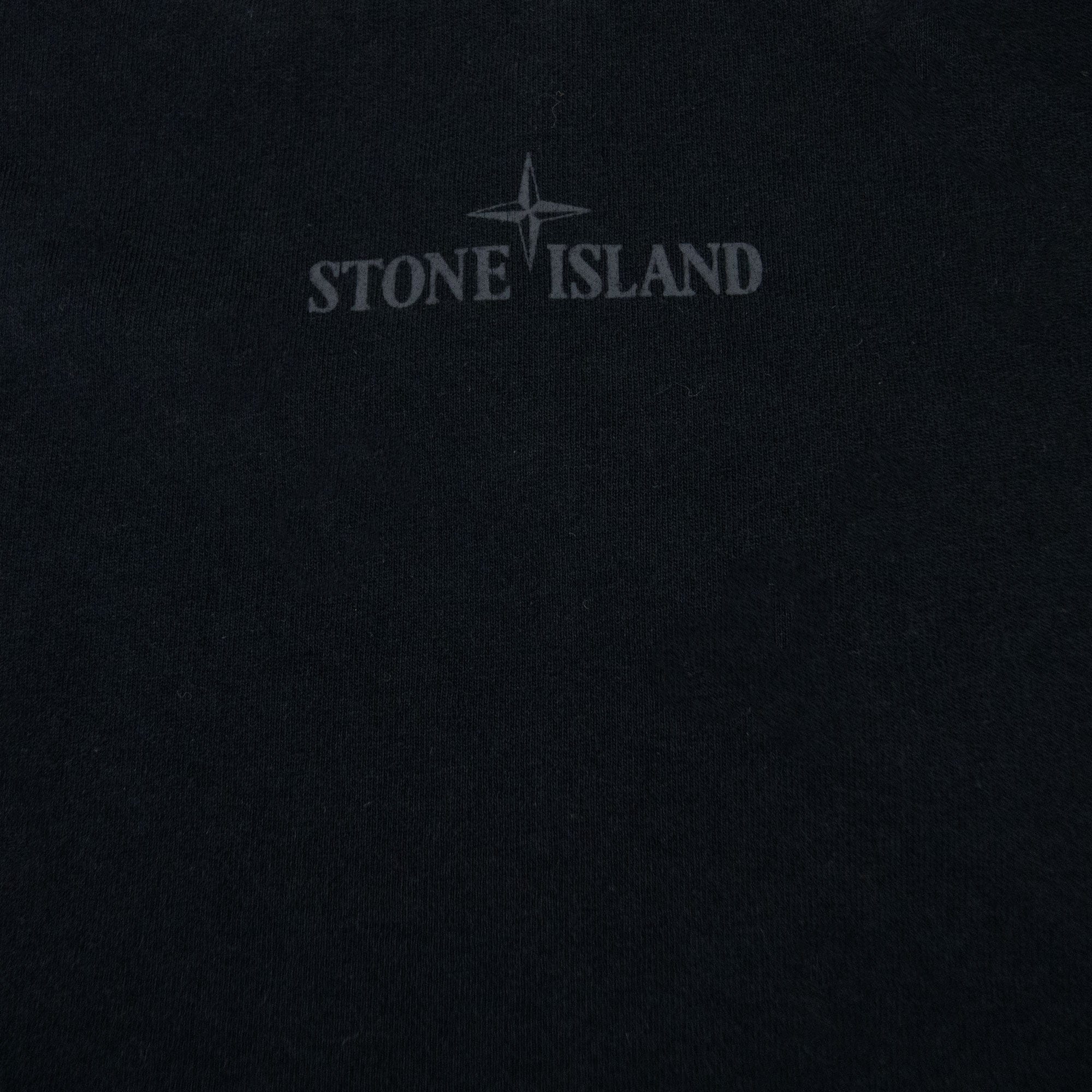 Stone Island Pocket Logo T Shirt Black V0029