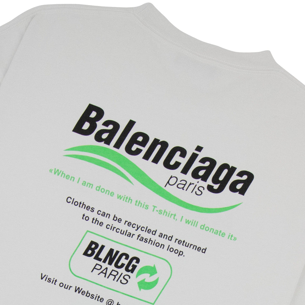 Balenciaga Dry Cleaning Boxy T-shirt White