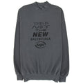 Balenciaga This Is Not The New Logo Sweat Dark Grey
