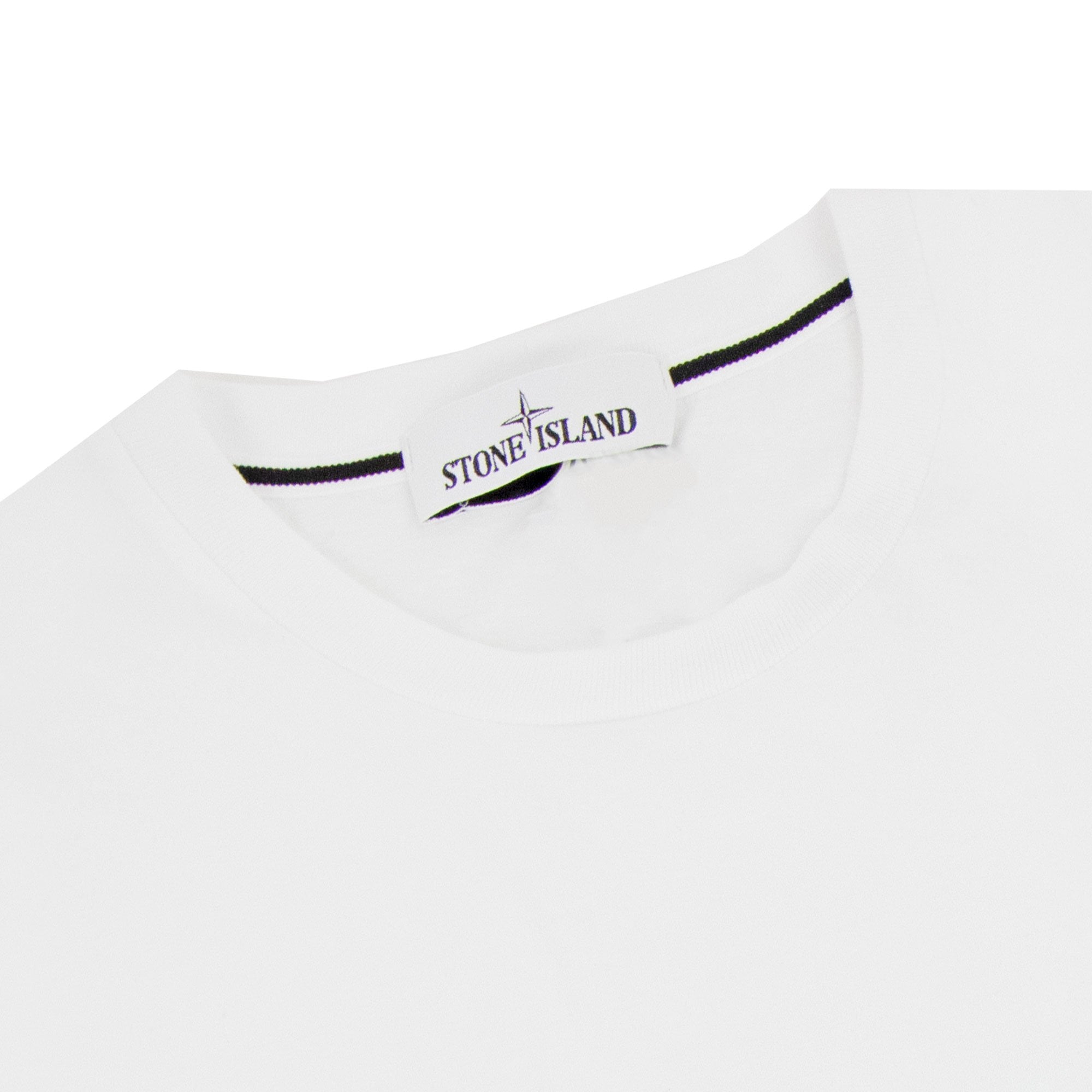 Stone Island 2ns55 Small Logo One White V0001
