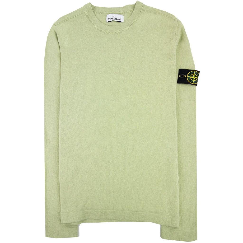 Stone Island 532b9 Crewneck Knitwear Light Green V0052