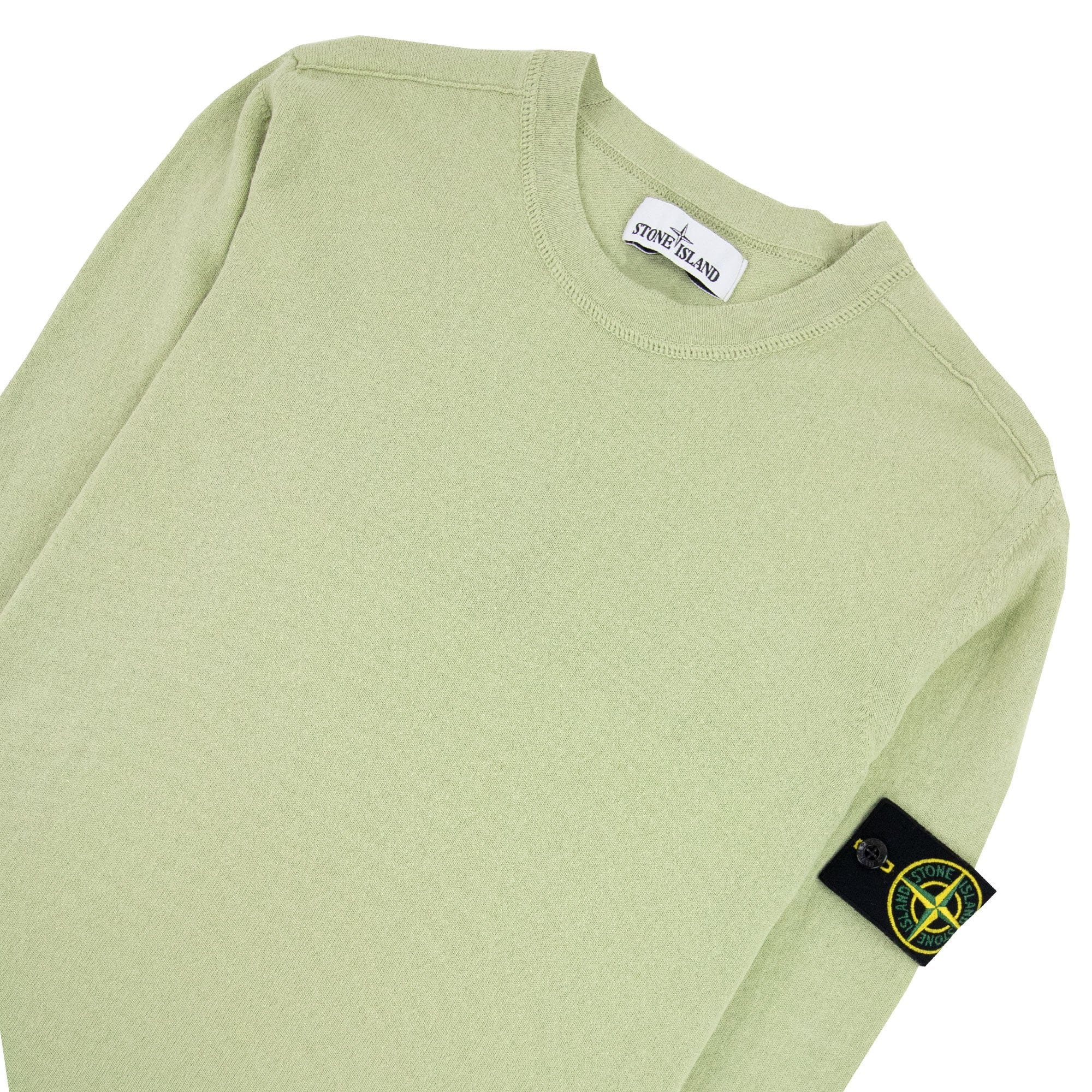 Stone Island 532b9 Crewneck Knitwear Light Green V0052