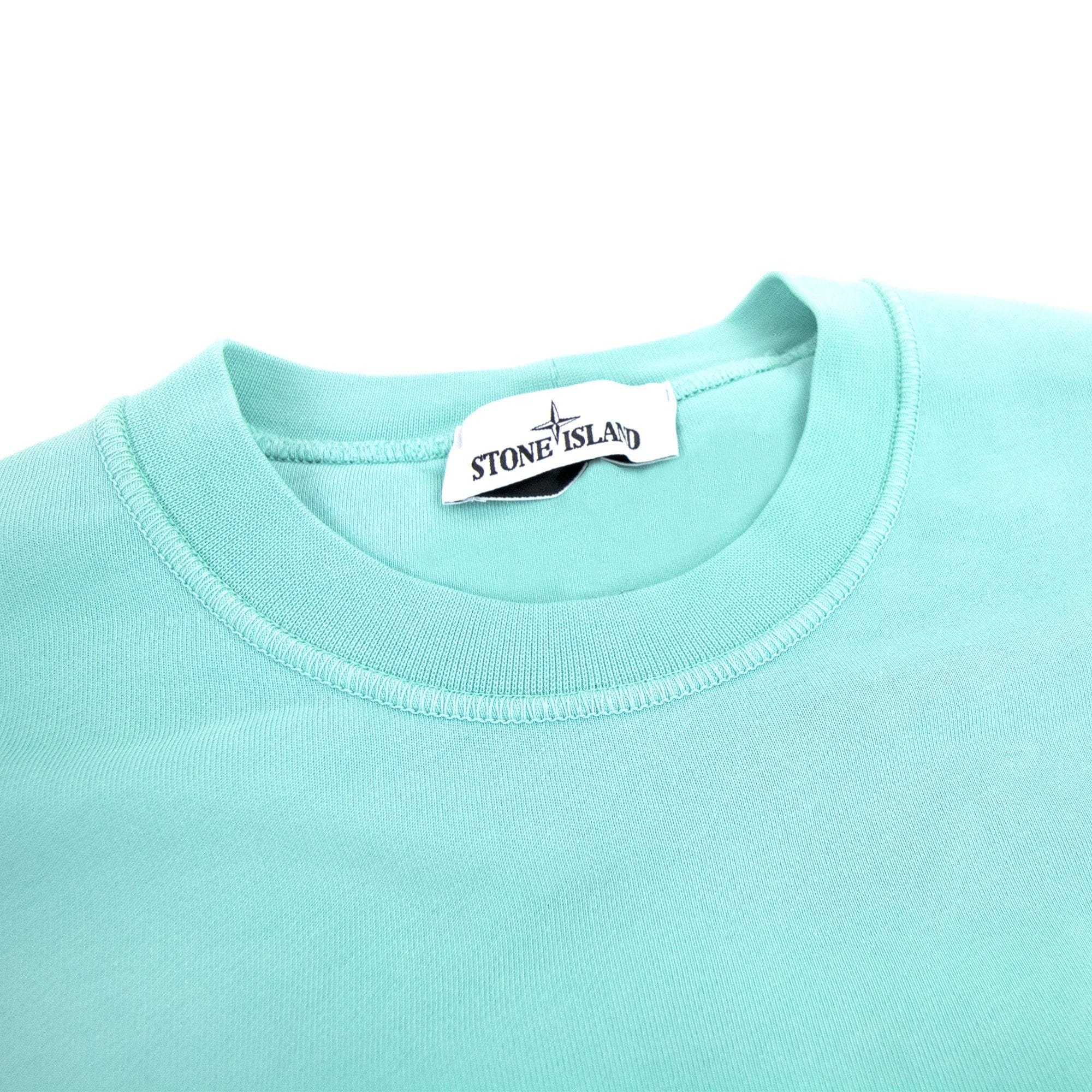 Stone Island 63051 Crewneck Sweatshirt Mint Green V0044