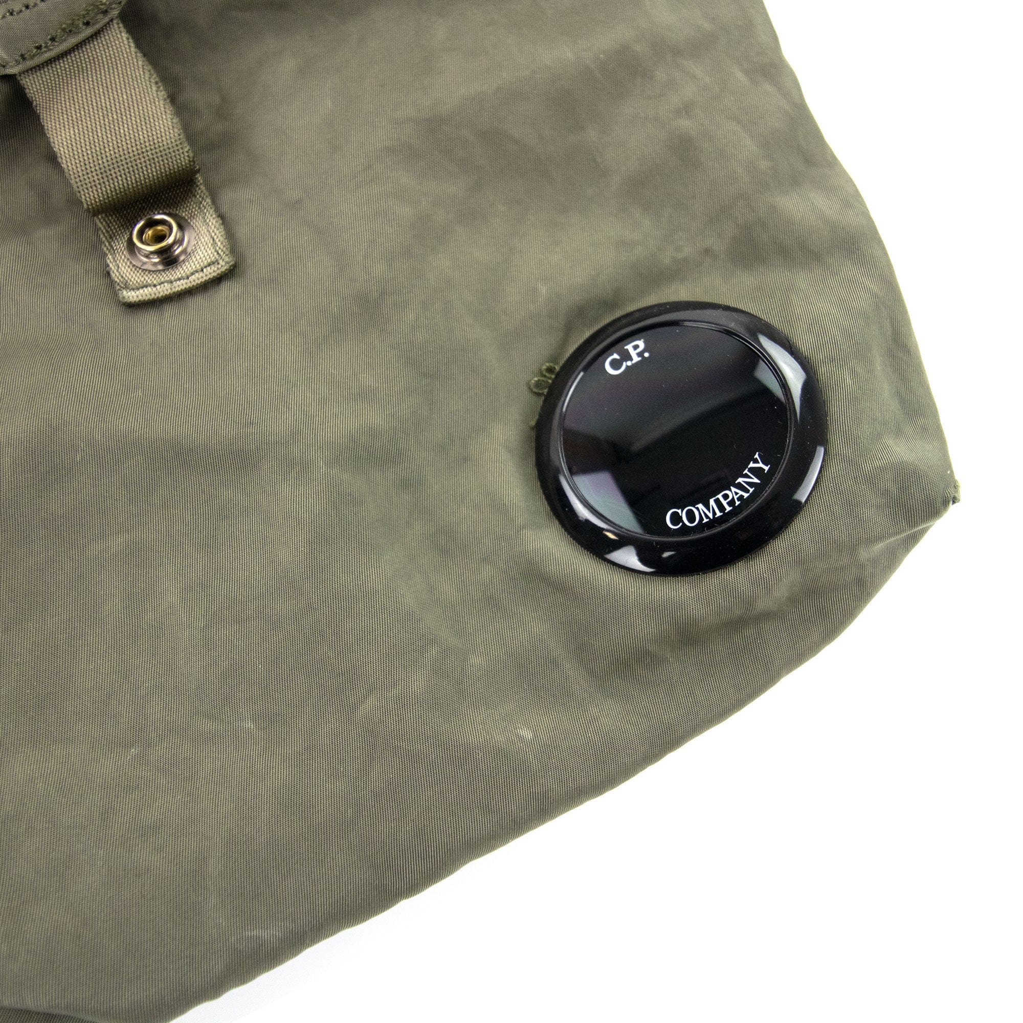 CP Company Nylon B Garment Dyed Crossbody Lens Bag Khaki 665