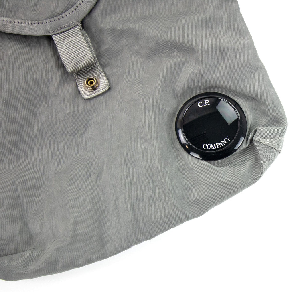 CP Company Nylon B Garment Dyed Crossbody Lens Bag Moon Mist 917